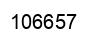 Number 106657 black image