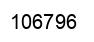 Number 106796 black image