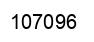 Number 107096 black image