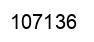 Number 107136 black image
