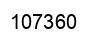 Number 107360 black image