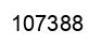 Number 107388 black image
