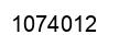 Number 1074012 black image