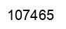 Number 107465 black image