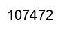 Number 107472 black image