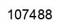 Number 107488 black image