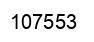 Number 107553 black image