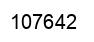 Number 107642 black image