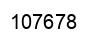 Number 107678 black image