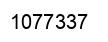 Number 1077337 black image
