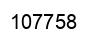 Number 107758 black image