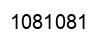 Number 1081081 black image
