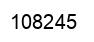 Número 108245 imagen negro