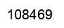 Number 108469 black image