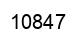 Número 10847 imagen negro