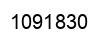 Number 1091830 black image