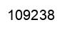 Número 109238 imagen negro