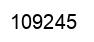 Número 109245 imagen negro
