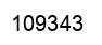 Número 109343 imagen negro