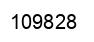 Number 109828 black image
