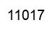 Number 11017 black image
