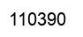 Number 110390 black image