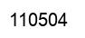 Número 110504 imagen negro