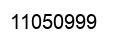 Number 11050999 black image