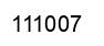 Número 111007 imagen negro