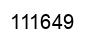 Number 111649 black image