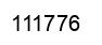 Number 111776 black image