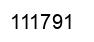 Number 111791 black image