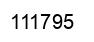 Number 111795 black image