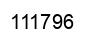 Number 111796 black image