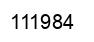 Number 111984 black image