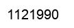 Number 1121990 black image