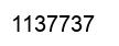 Number 1137737 black image