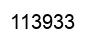 Number 113933 black image
