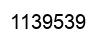 Number 1139539 black image