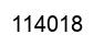 Number 114018 black image