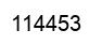 Number 114453 black image