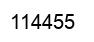 Number 114455 black image