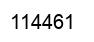 Number 114461 black image