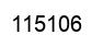 Number 115106 black image