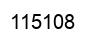 Number 115108 black image