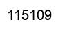 Number 115109 black image