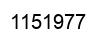 Número 1151977 imagen negro