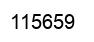 Number 115659 black image