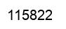 Number 115822 black image