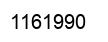 Number 1161990 black image